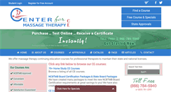 Desktop Screenshot of massagetherapyceu.com